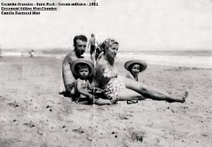 PLAGE DE ST ROCH La petite famille